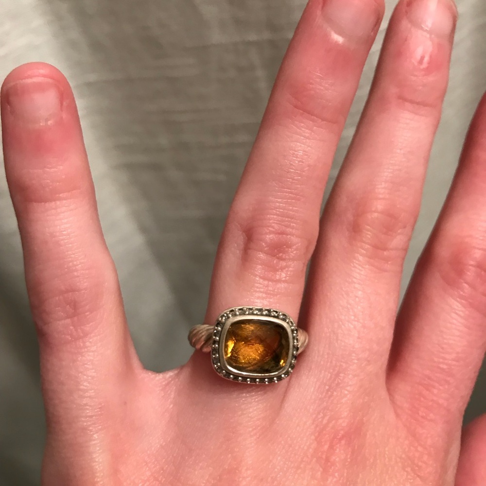 David Yurman Citrine ring size 5.5 - Picture 5 of 8